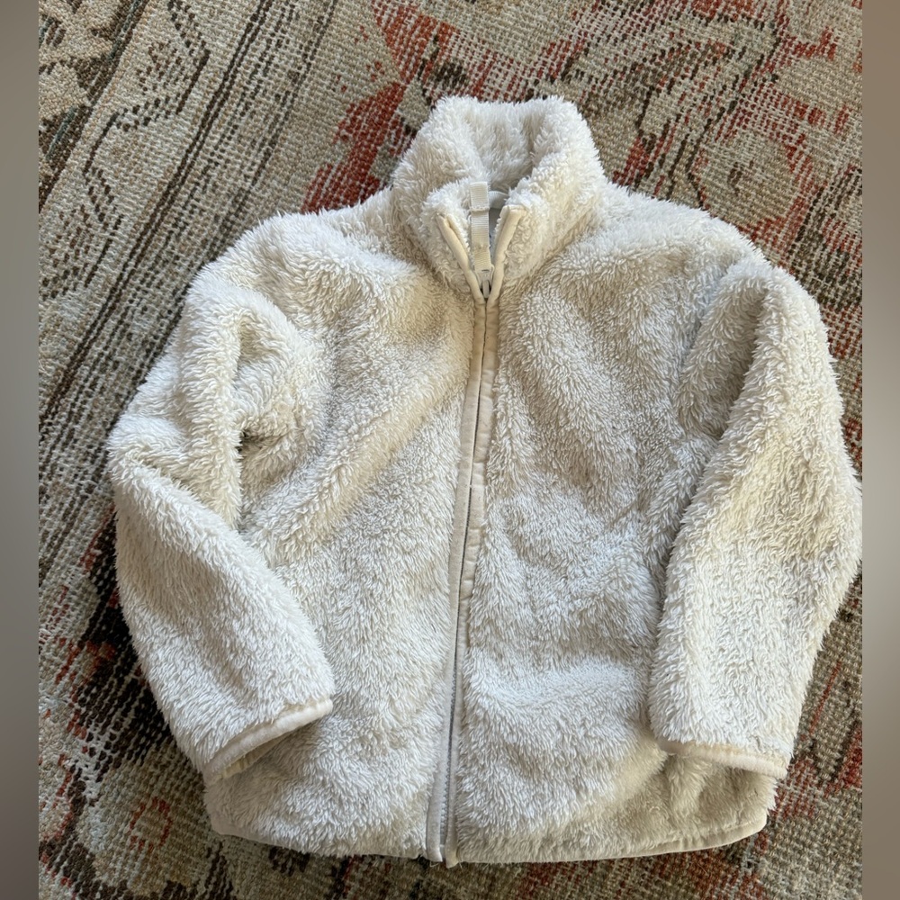 Primary White Fleece Jacket - size 3